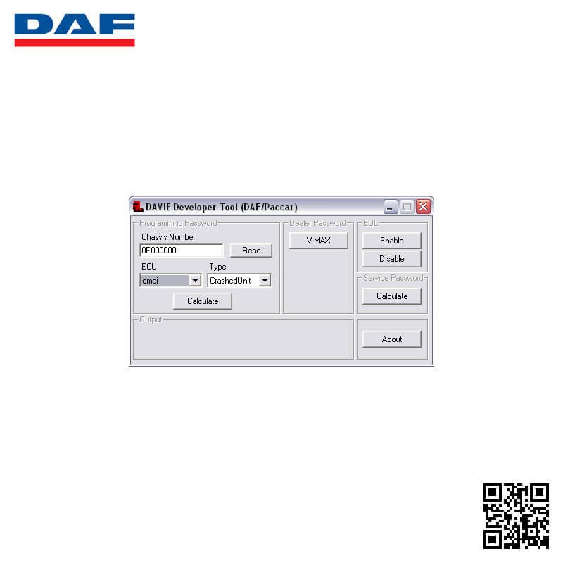 DAF Developer Tool